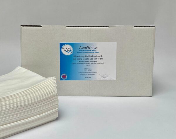 AeroWhite- High performance, spirit & solvent resistant industrial towels
