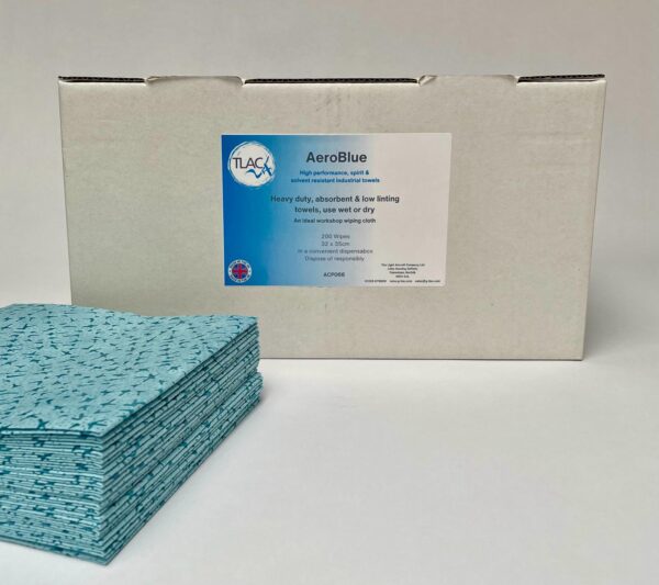 AeroBlue- High performance, spirit & solvent resistant industrial towels
