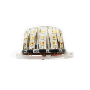 White LED beacon round base